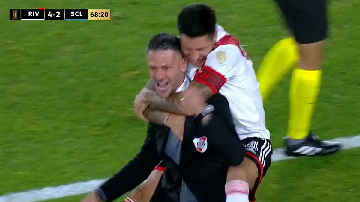 River no sintió el hombre de menos y Demichelis festejó