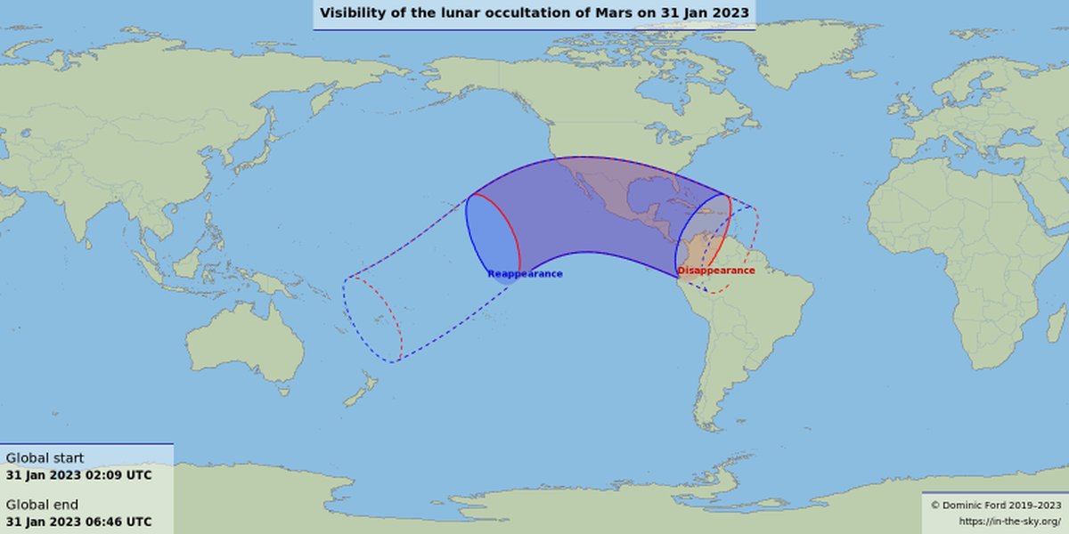 La Luna y Marte darán un espectáculo esta noche Cómo verlo