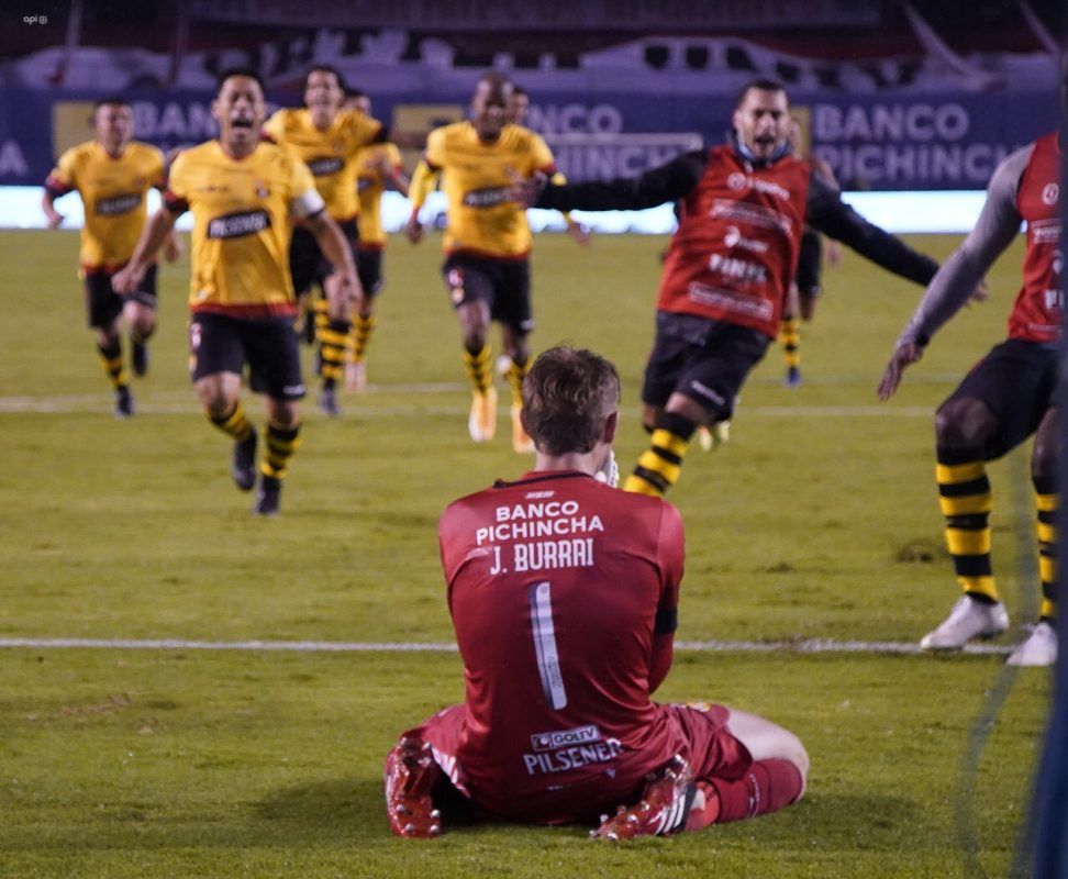 La Liga de Ecuador, certamen de Conmebol en el que más frecuentemente se pitan penales.