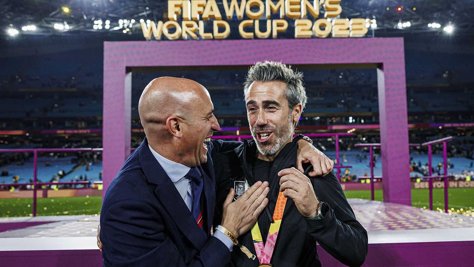 Luis Rubiales y Jorge Vilda