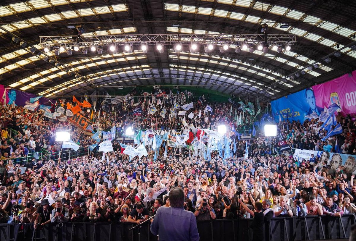 Máximo Kirchner en el Congreso del PJ bonaerense, Mar del Plata, 05/11/2022.