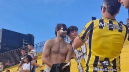SantiagoSosa reapareció tras ser operado luego de chocar con Marcos Rojo en el partidoRacing y Flamengo de la Copa Libertadores 2025.