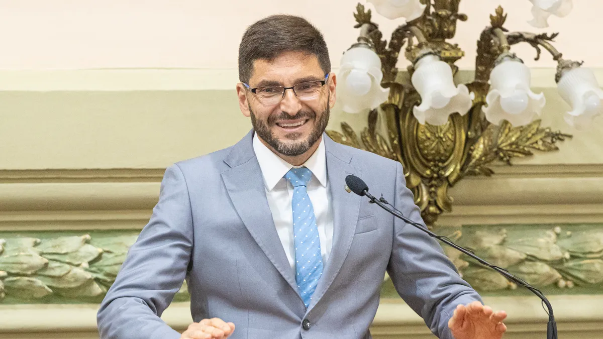 El gobernador de Santa Fe, Maximiliano Pullaro. El gobernador de Santa Fe, Maximiliano Pullaro.