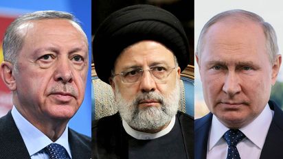 Amigos: Vladimir Putin, Recep Tayyip Erdoğan & Ebrahim Raisi