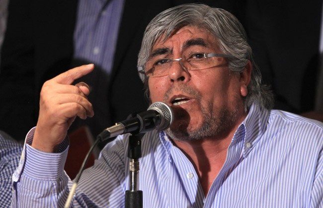 Hugo Moyano, titular de la CGT Azopardo.