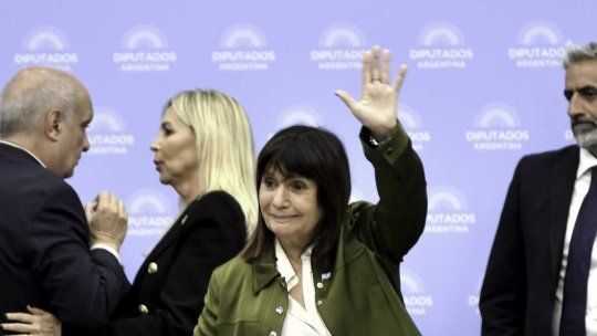 Patricia Bullrich al defender su presupuesto para 2025 en Diputados.