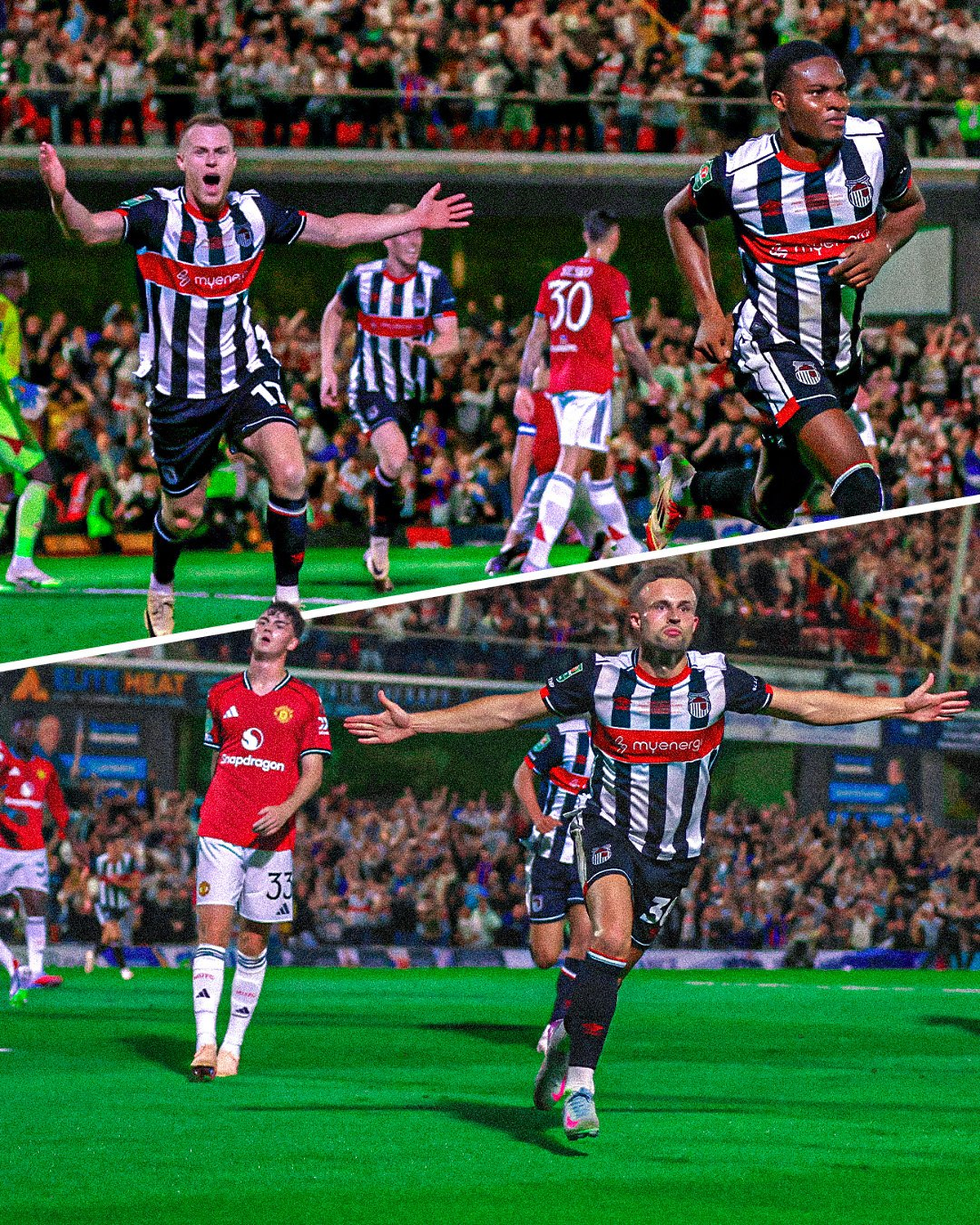 El milagro del pequeño Grimsby Town, eliminar al Manchester United. El milagro del pequeño Grimsby Town, eliminar al Manchester United.