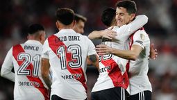 River le ganó a The Strongest 2-0 y pasó a los octavos de final de la Copa Libertadores 2023. (Foto: Reuters/Noticias Argentinas)