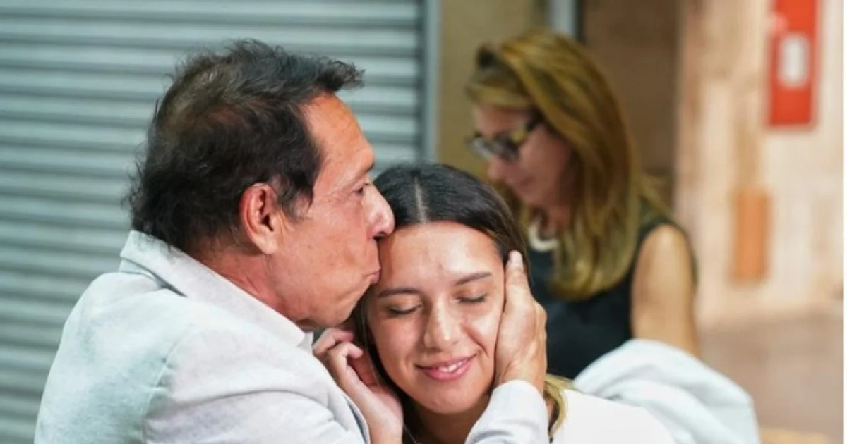 Agostina Páez y su padre Mariano Páez Agostina Páez y su padre Mariano Páez