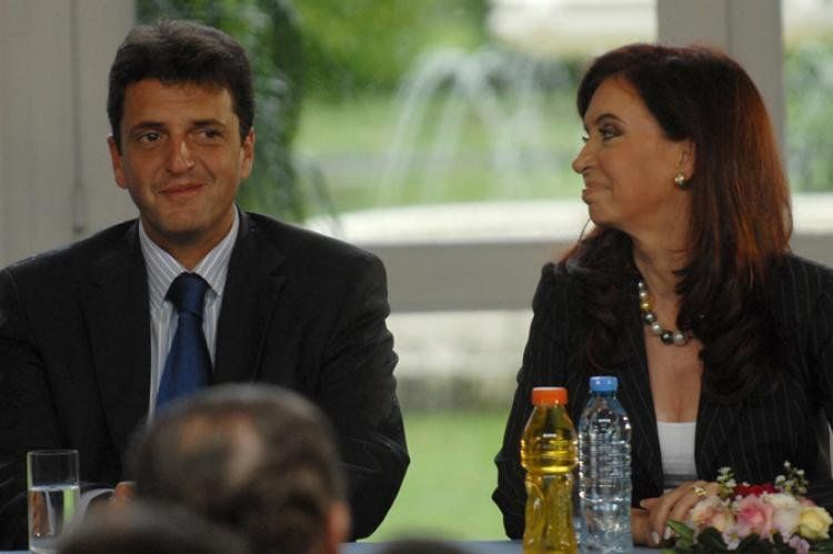 Sergio Massa y Cristina Fernández.