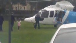 altText(Polémica en Córdoba: ¿Macri fue al peluquero en helicóptero?)}