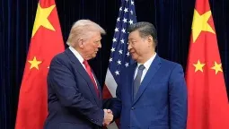 Trump con su homólogo de China