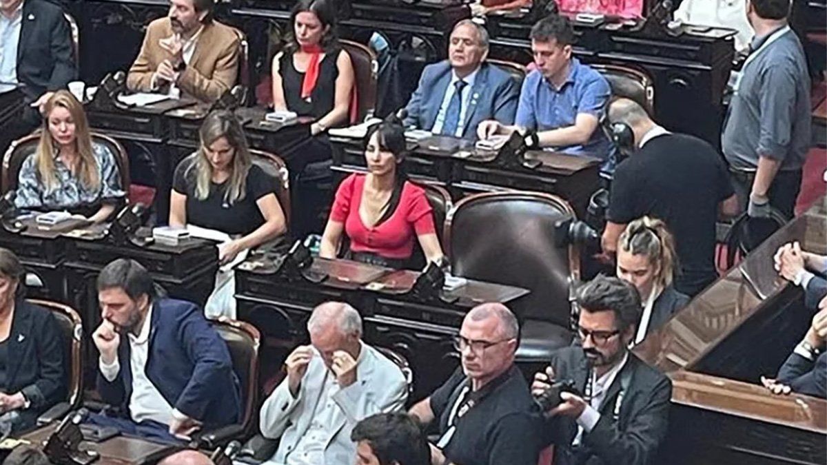 M&aacute;ximo Kirchner ausente en la apertura de sesiones del Legislativo.