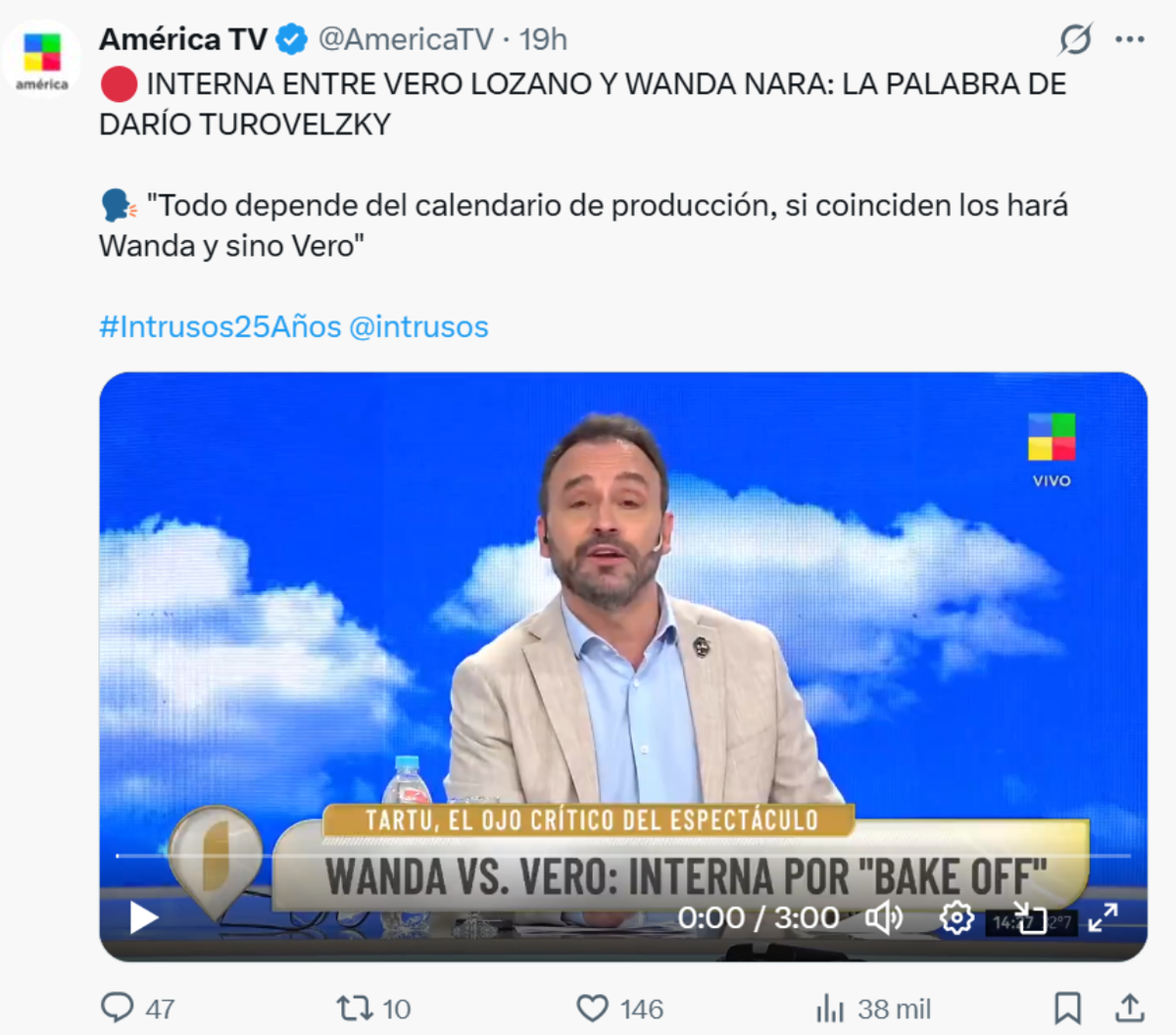 Rompieron el silencio desde Telefe para bajar la tensión entre Wanda Nara y Verónica Lozano. Rompieron el silencio desde Telefe para bajar la tensión entre Wanda Nara y Verónica Lozano.