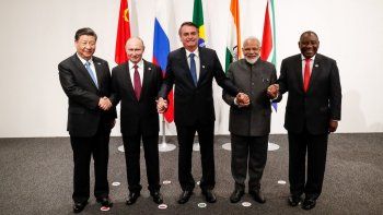 Los presidentes del BRICS. Los presidentes del BRICS.