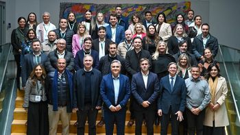 Más que una reunión: Martín Llaryora, Federico Achával y Christian Asinelli