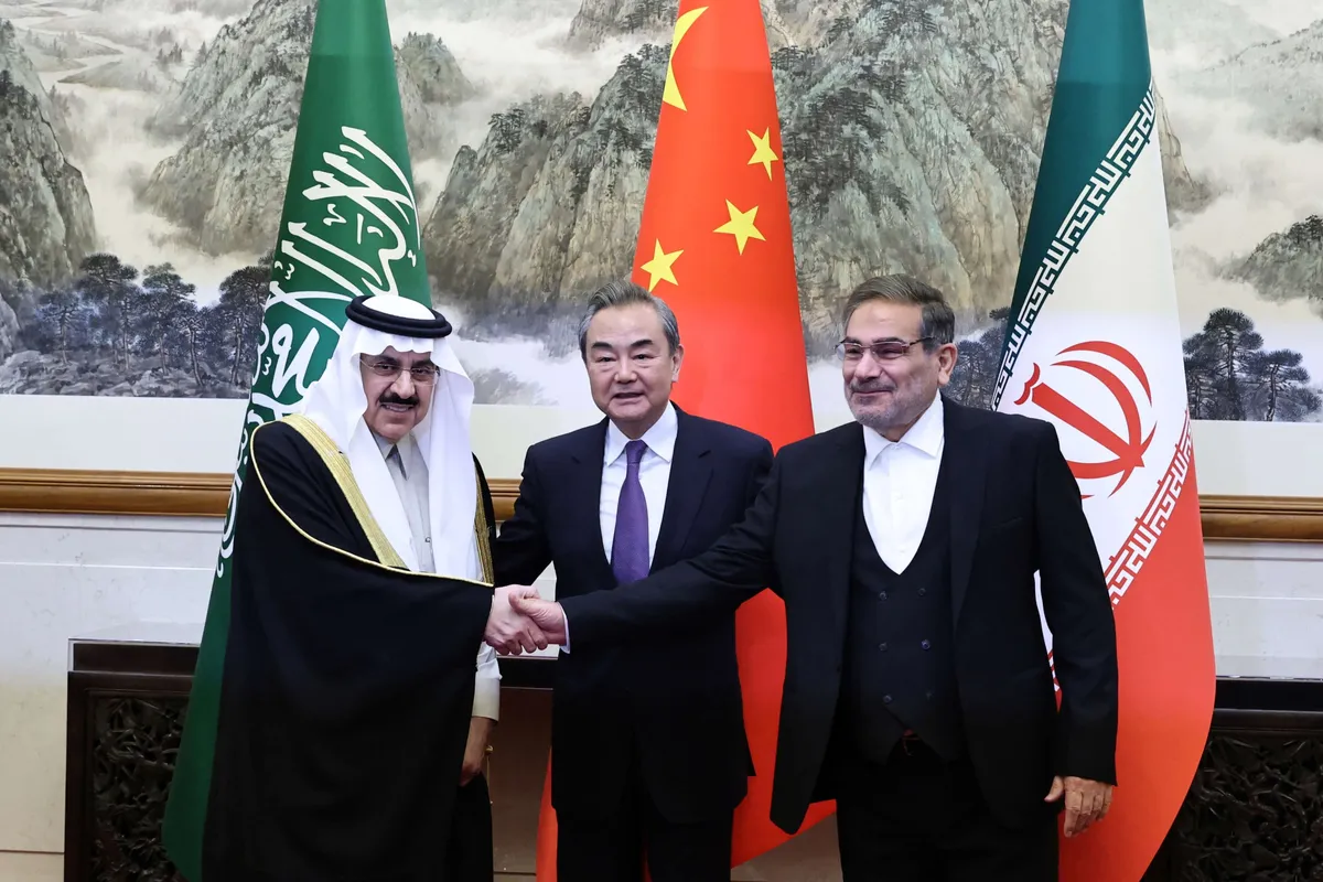 Ejemplar papel de China en la mediación entre Irán y Arabia Saudita.