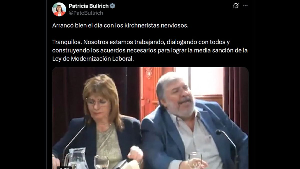 Patricia Bullrich volvió a las chicanas. Patricia Bullrich volvió a las chicanas.