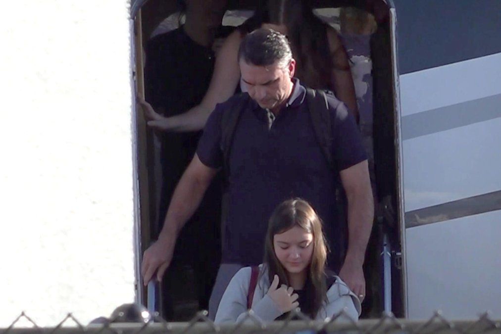 Flávio Bolsonaro arribando a USA.