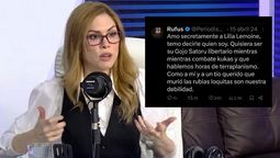 Lilia Lemoine volvió a salir a bancar a Martín Menem por el caso Rufus. Se sobresaltó con una pregunta incómoda y hasta lo defendió con argumentos de anime. Foto: Urgente24 Lilia Lemoine volvió a salir a bancar a Martín Menem por el caso Rufus. Se sobresaltó con una pregunta incómoda y hasta lo defendió con argumentos de anime. Foto: Urgente24