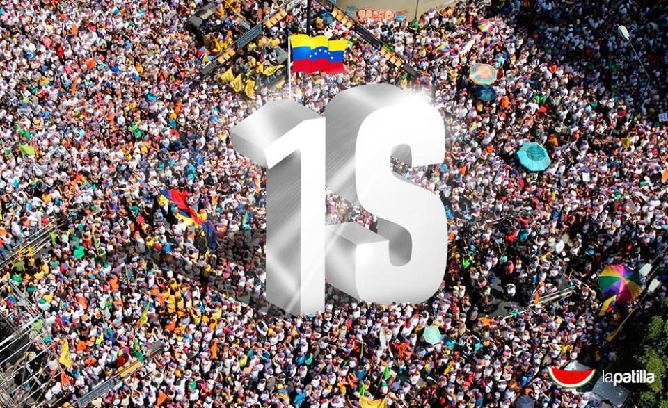 Imagen de la movilización bautizada como La Toma de Caracas. (La Patilla)