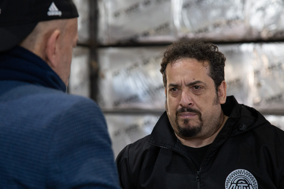 Alejandro Crespo, dirigente del PO que busca algo más que una negociación salarial.