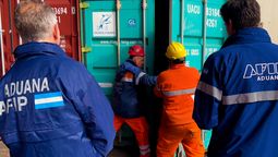 Los productos abandonados, a punto de ser destinados por Aduana. Los productos abandonados, a punto de ser destinados por Aduana.