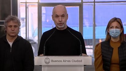 Horacio Rodríguez Larreta y un guiño a Juan Manzur
