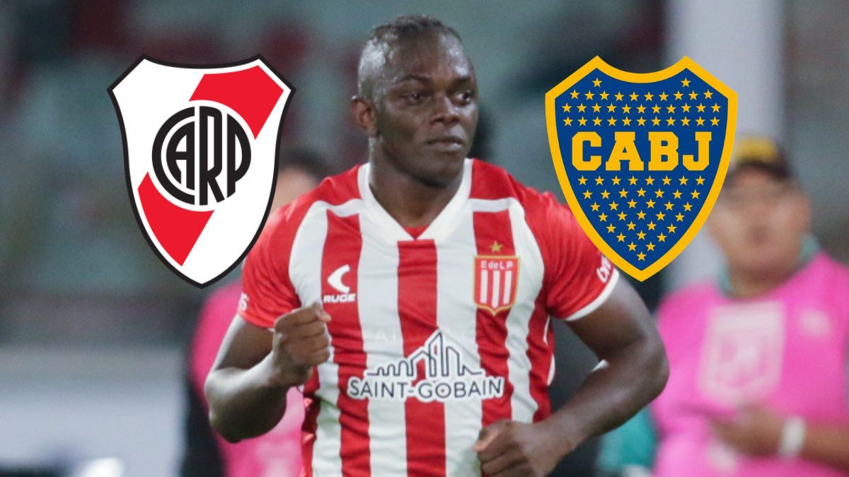 Estudiantes tomó una decisión con Edwuin Cetré tras sonar en River y Boca. Foto: NA.