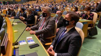 Luis Lacalle Pou, presidente de Uruguay, junto con Francisco Bustillo, su canciller. Luis Lacalle Pou, presidente de Uruguay, junto con Francisco Bustillo, su canciller.