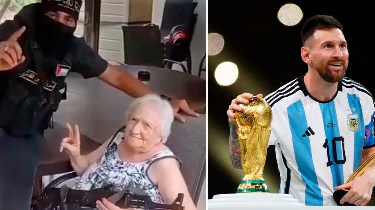 Abuela viral desarmó a Hamás con mención a Lionel Messi