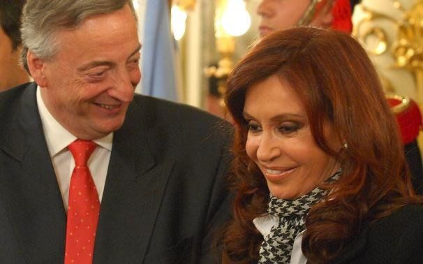 Néstor y Cristina Kirchner.