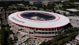 River Plate prepara el techado de su estadio. River Plate prepara el techado de su estadio.