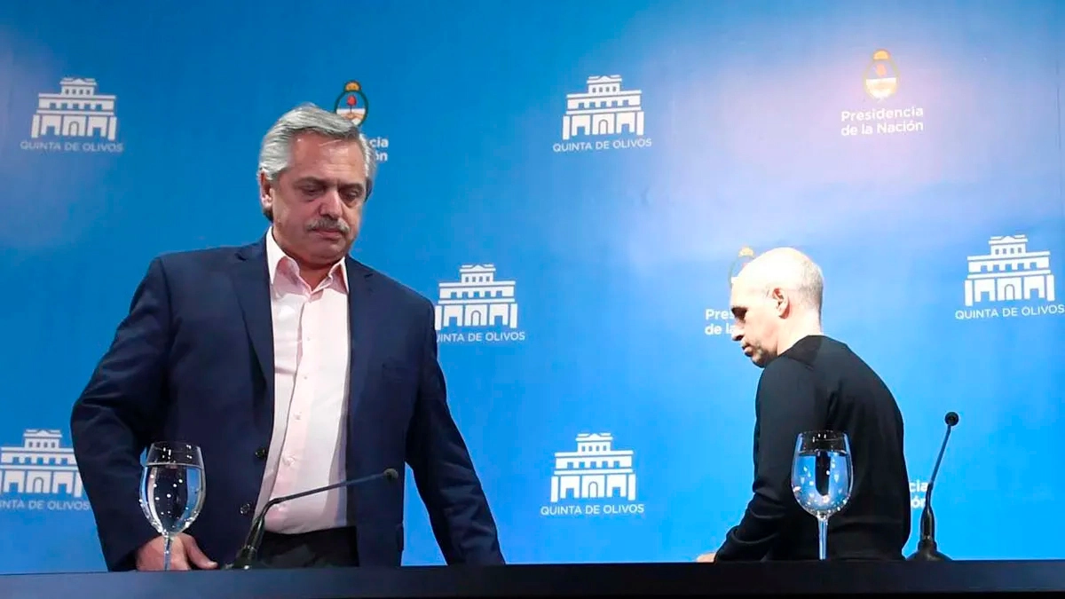 Alberto Fernández y Horacio Rodríguez Larreta seguirán distanciados hasta que la Nación devuelva los fondos de la Ciudad