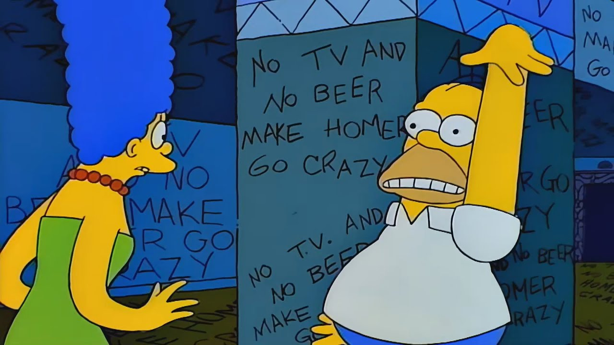 "Los Simpson" hicieron un segmento entero parodiando la película, donde la familia debe cuidar la casa del Sr. Burns y Homero se enloquece ante la falta de cerveza y de televisión. "Los Simpson" hicieron un segmento entero parodiando la película, donde la familia debe cuidar la casa del Sr. Burns y Homero se enloquece ante la falta de cerveza y de televisión.