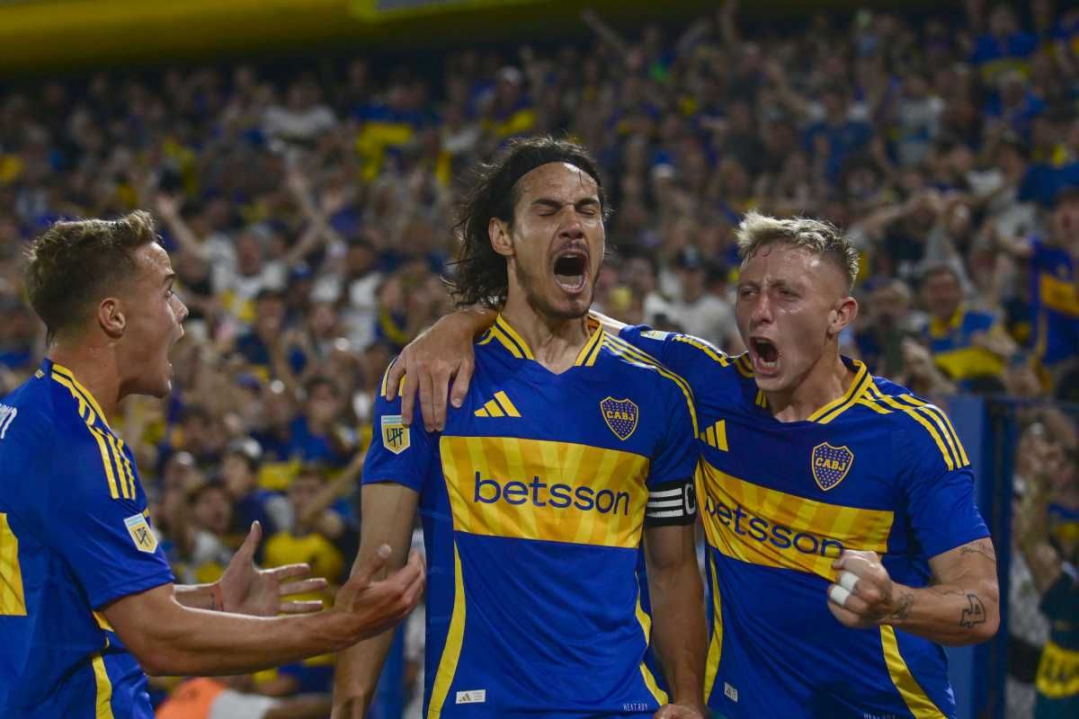 Cavani lo grita con todo: fue el empate de Boca tras ir perdiendo desde el minuto 1
