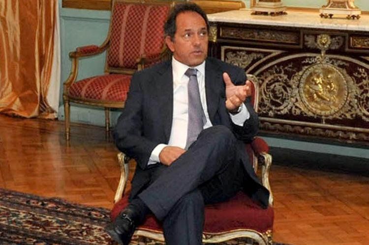 Daniel Scioli. El gobernador evitará confrontar directamente con Massa.