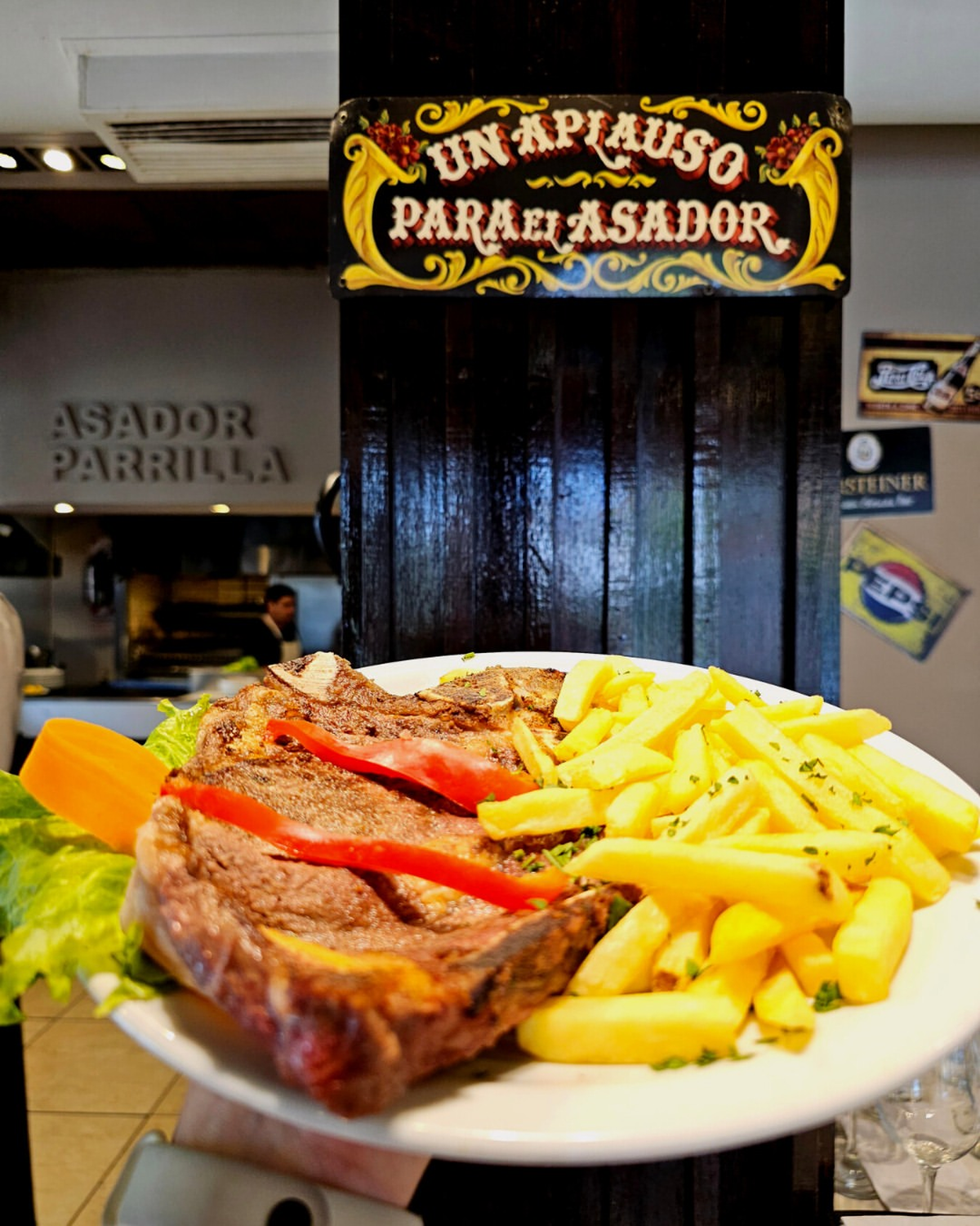 Un bodegón lindo y barato en Puerto Madero. Un bodegón lindo y barato en Puerto Madero.