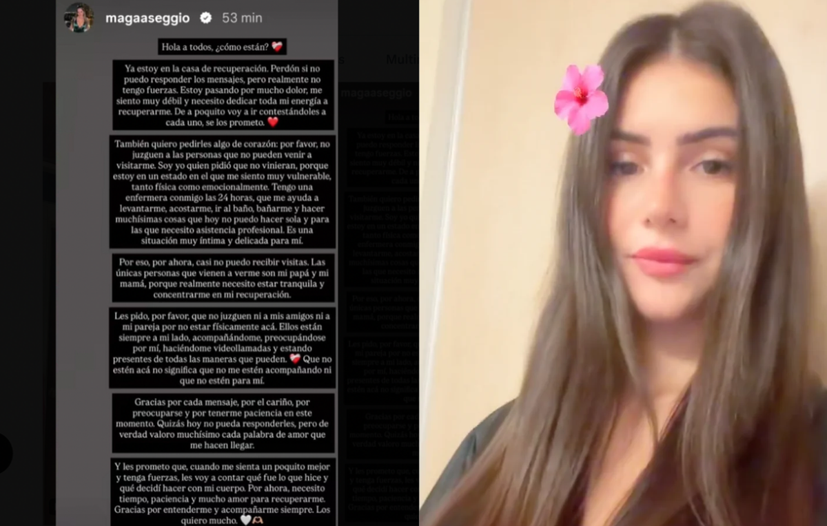 Maga Seggio quedó en el centro de las críticas por la forma en que comunicó su situación de salud.