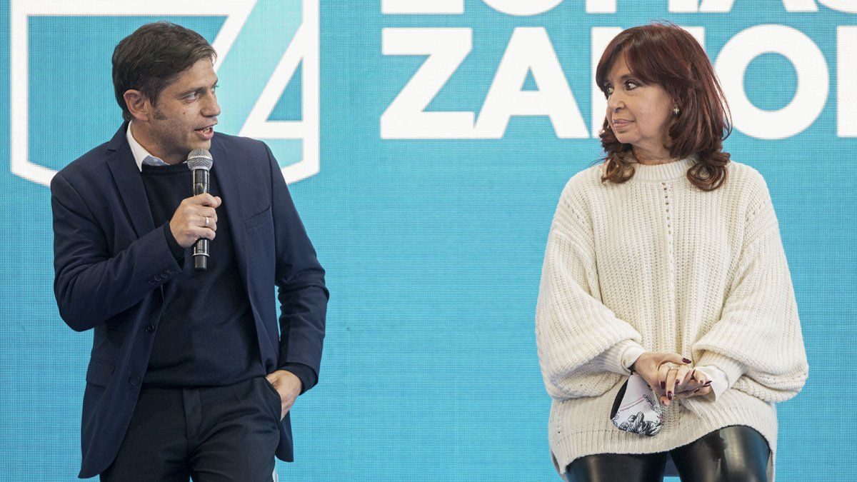 Cristina Kirchner y Axel Kicillof.&nbsp;