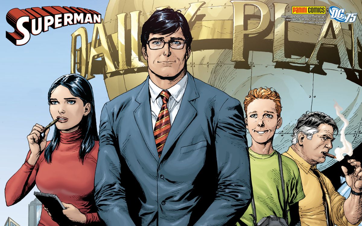 Periodista: Clark Kent, Loisa Lane y otros redactores de Daily Planet.
