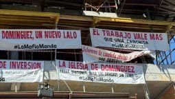 Protesta frente a Conmebol y tarjeta roja a Alejandro Domínguez
