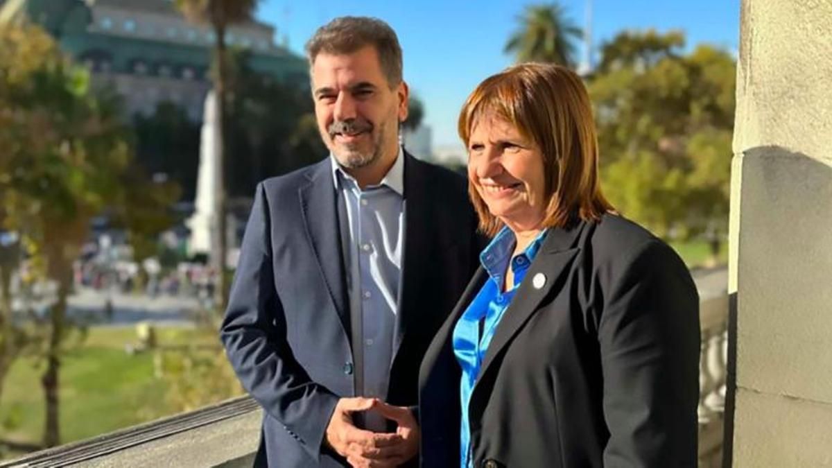Cristian Ritondo y Patricia Bullrich. Cristian Ritondo y Patricia Bullrich.