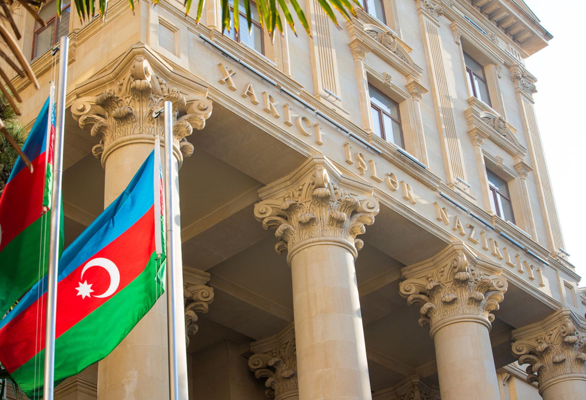 Foto de bandera de Azerbaiyán | Gentileza AZERTAC Foto de bandera de Azerbaiyán | Gentileza AZERTAC