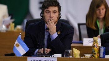 Javier Milei en el G20, en Río de Janeiro. Javier Milei en el G20, en Río de Janeiro.