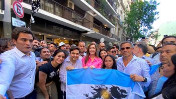 Victoria Villarruel en CABA. Victoria Villarruel en CABA.