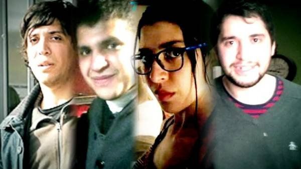 Los hijos de Luis DElía.