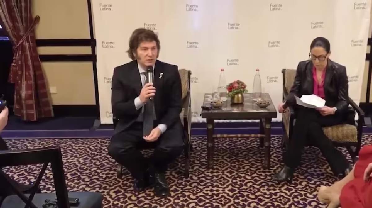 Javier Milei hizo un fuerte descargo desde Israel.