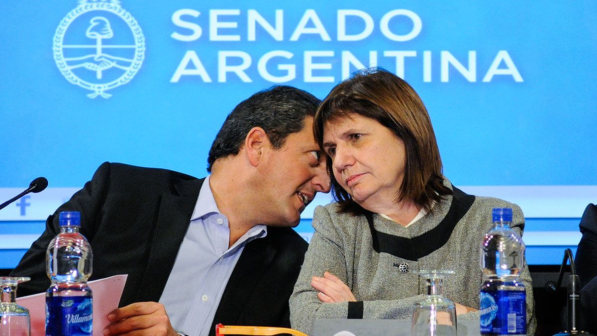 Sergio Massa y Patricia Bullrich. Sólo falta Horacio Rodríguez Larreta, obturado por las PASO. Sergio Massa y Patricia Bullrich. Sólo falta Horacio Rodríguez Larreta, obturado por las PASO.