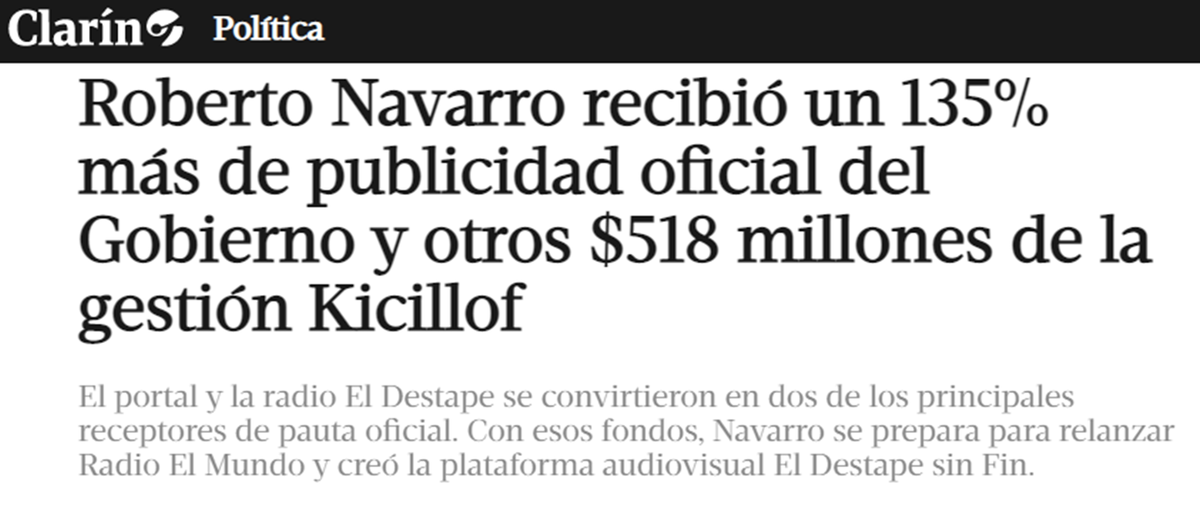 La nota de Alejandro Alfie. 